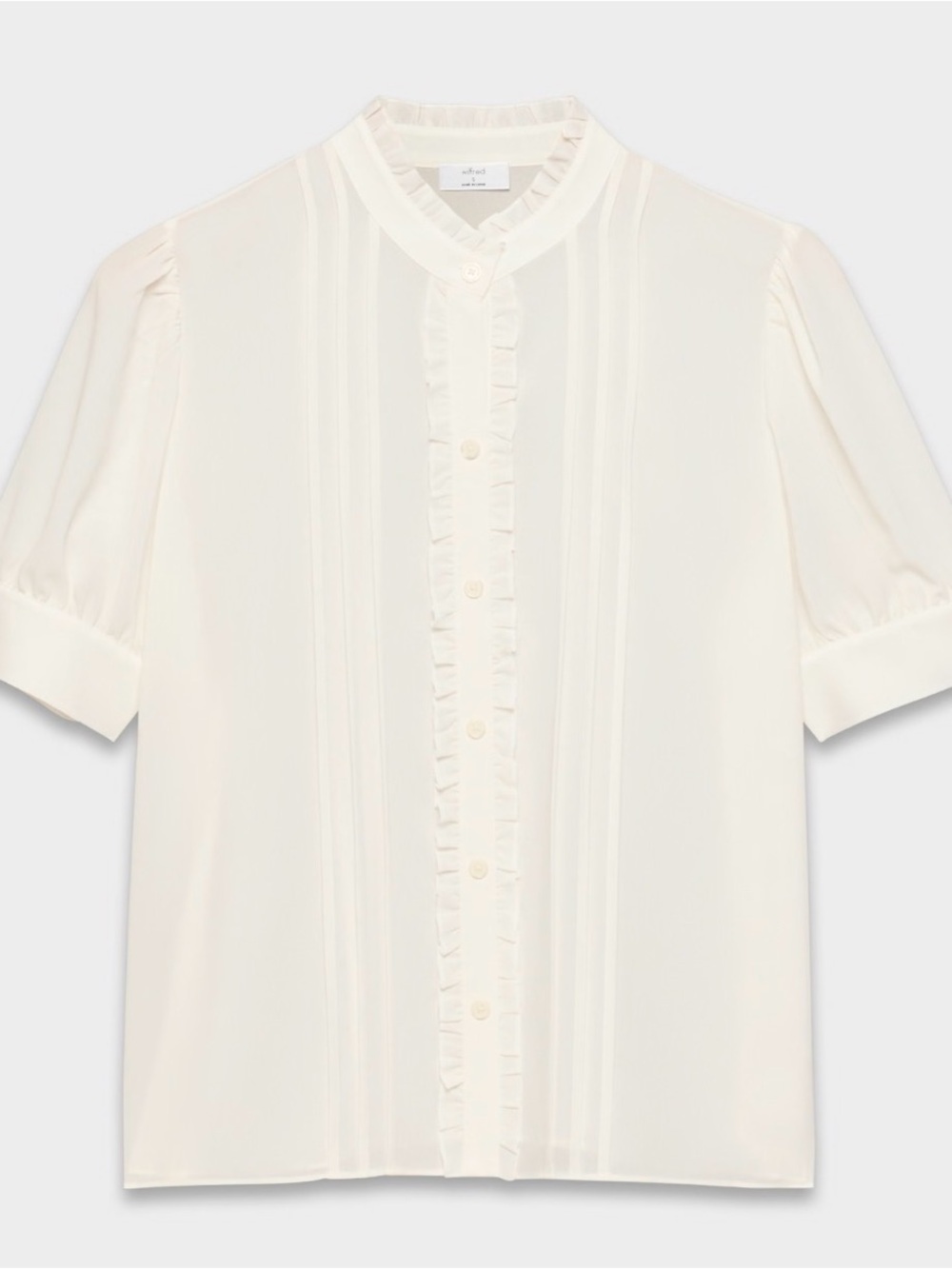 Aritzia Caravel Blouse in Light Birch